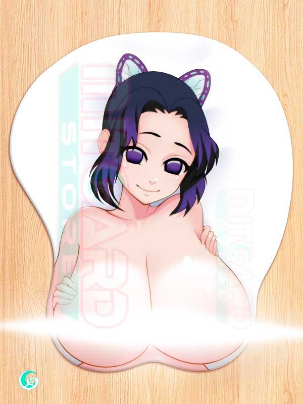 Shinobu Kocho v1 3D Mouse pad with Gel Wrist rest
